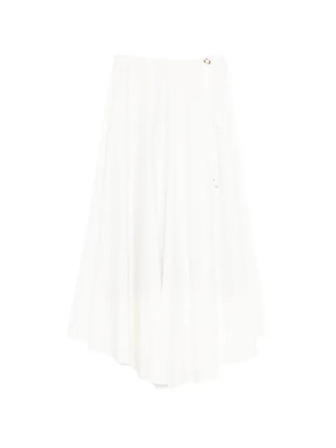 tie-detail maxi skirt by AGNONA