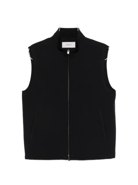 zip-up gilet by AGNONA