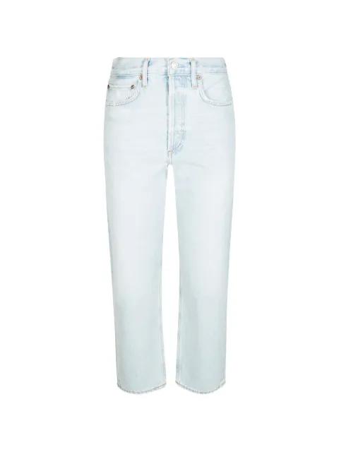 90'S Crop straight-leg jeans by AGOLDE