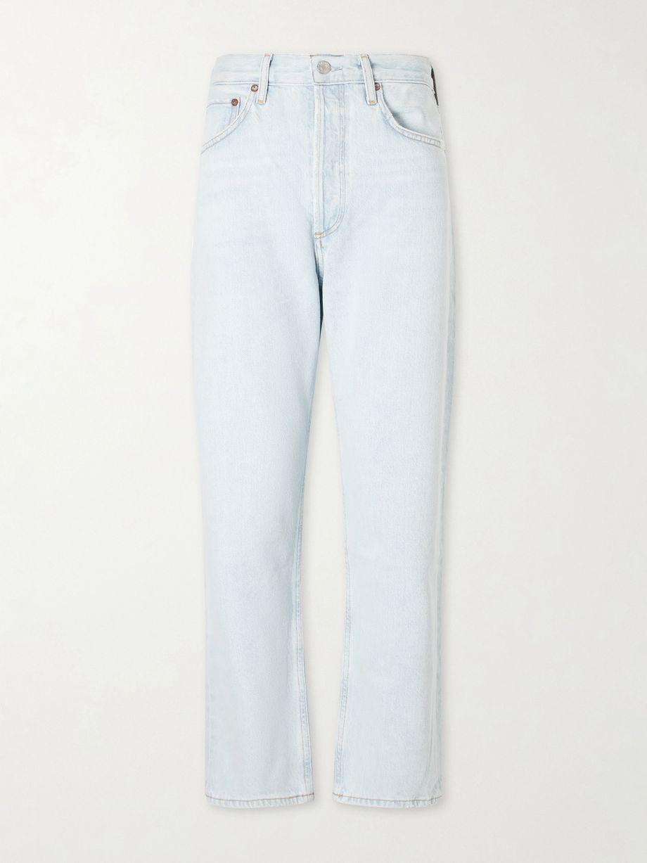 90's Crop mid-rise straight-leg organic jeans by AGOLDE