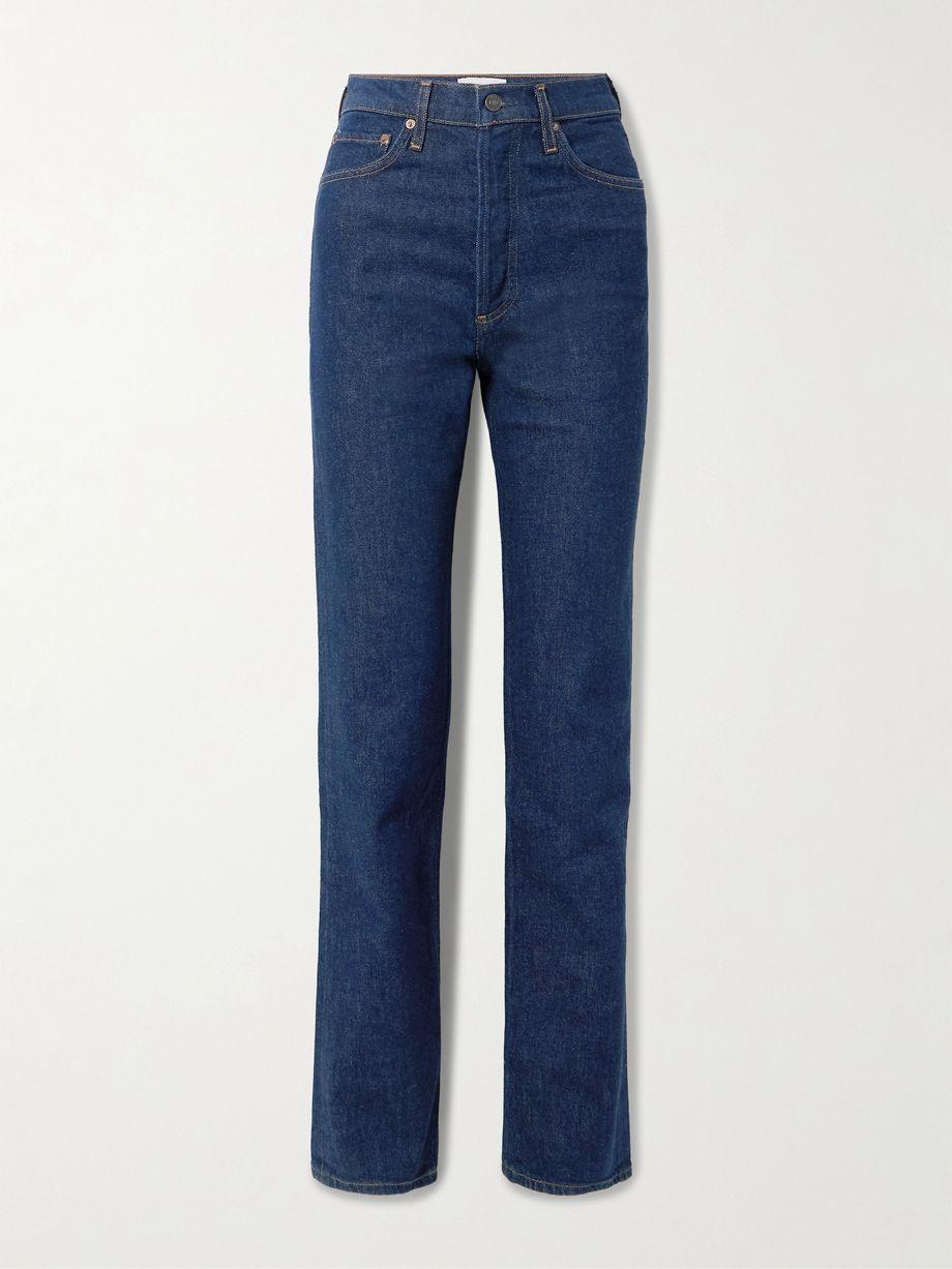 '90s Pinch Waist Long high-rise straight-leg jeans by AGOLDE