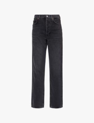 90's Pinch Waist high-rise straight-leg denim jeans by AGOLDE