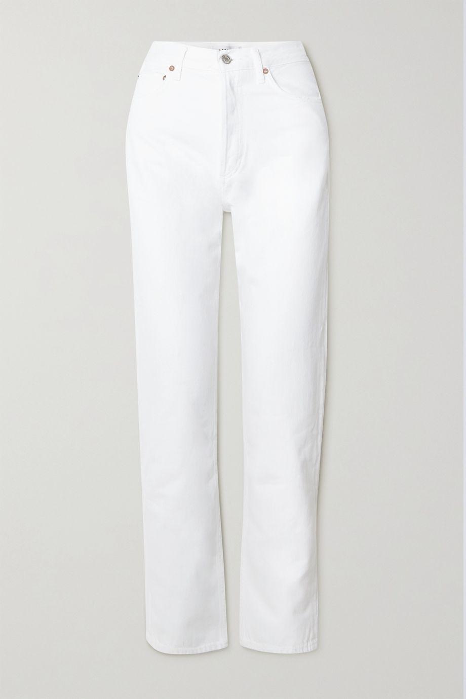 '90s Pinch Waist high-rise straight-leg jeans by AGOLDE
