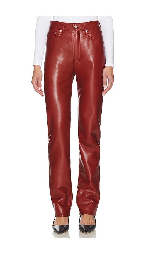 AGOLDE 90's Pinch Waist Long in Brick by AGOLDE