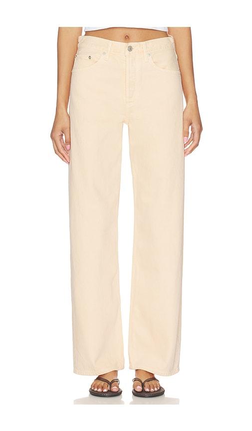 AGOLDE Arc Jeans in Peach by AGOLDE