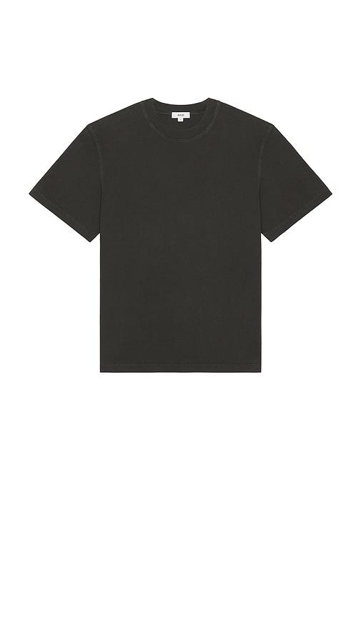 AGOLDE Asha Mock Neck Tee in Grey by AGOLDE