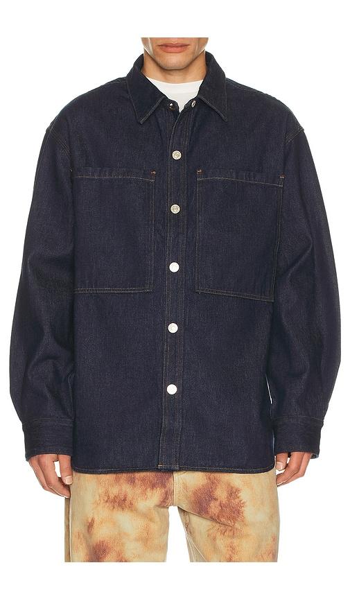 AGOLDE Atticus Shirt in Blue by AGOLDE