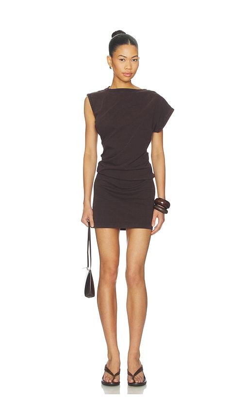 AGOLDE Beth Dress in Brown by AGOLDE