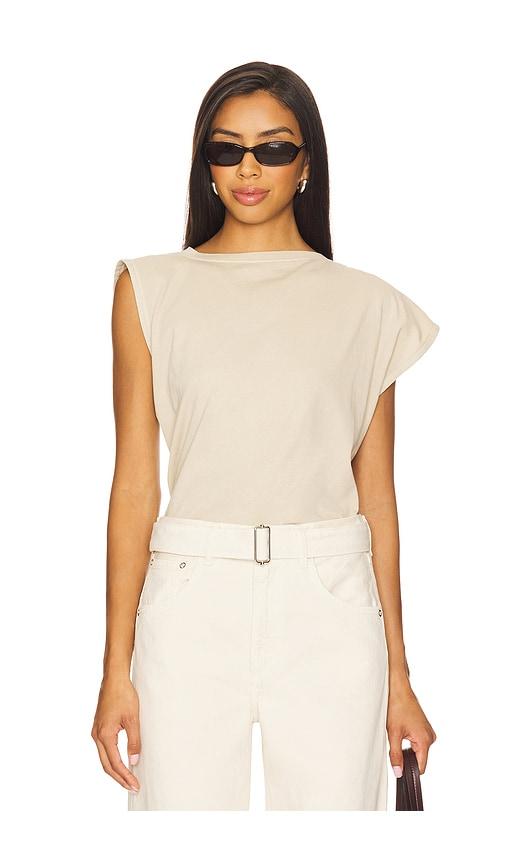 AGOLDE Beth Tee in Beige by AGOLDE