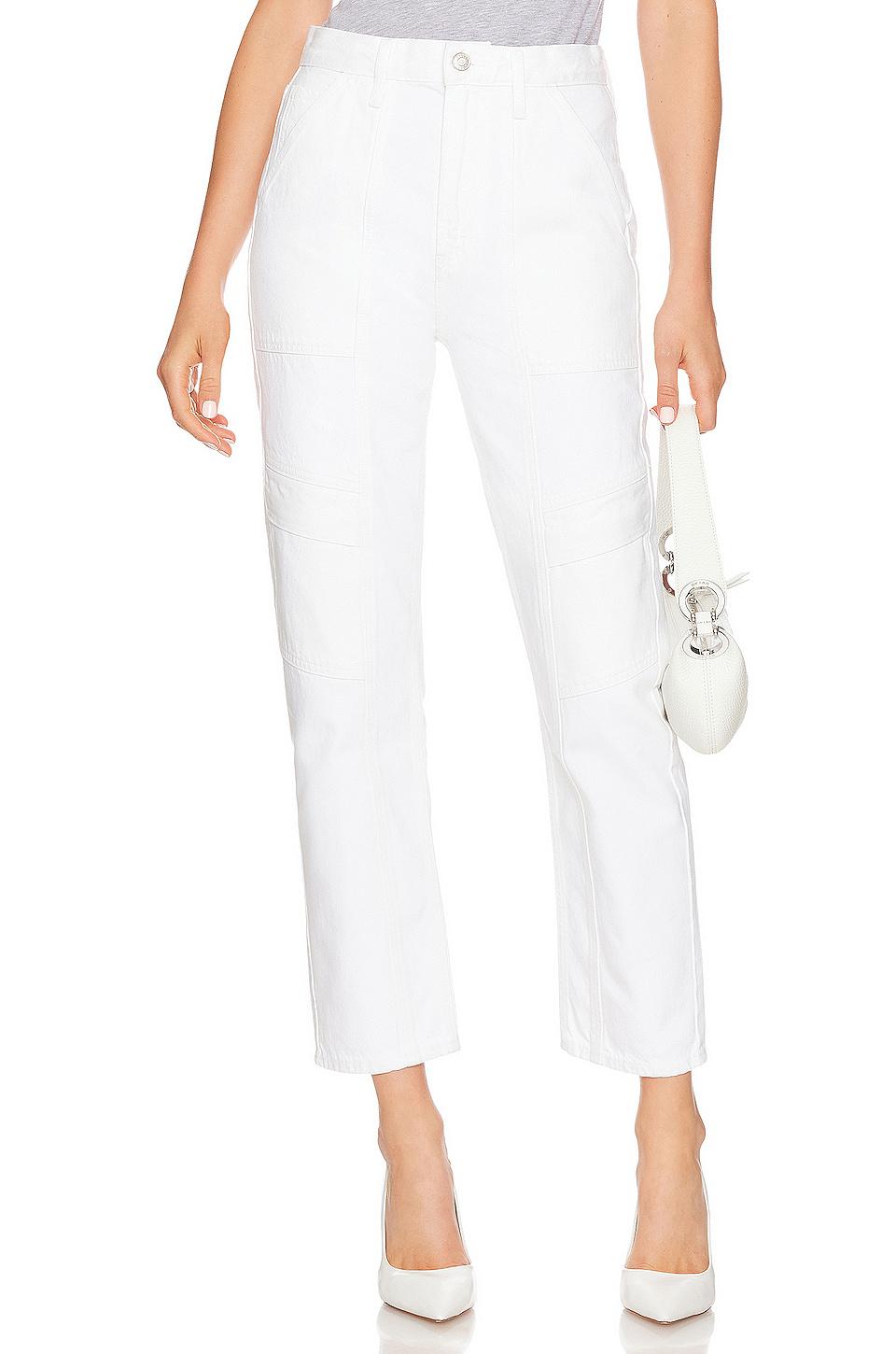 AGOLDE Cooper Cargo Jeans in White by AGOLDE