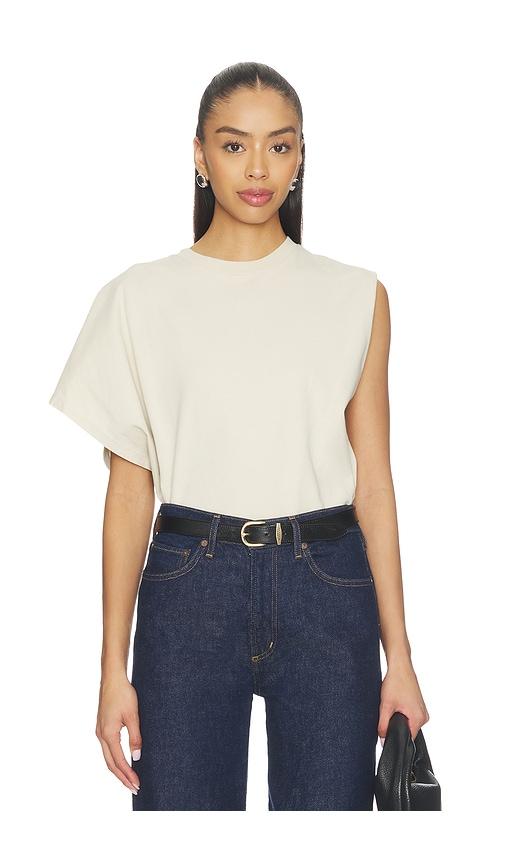 AGOLDE Corrine Tee Shirt in Tan by AGOLDE