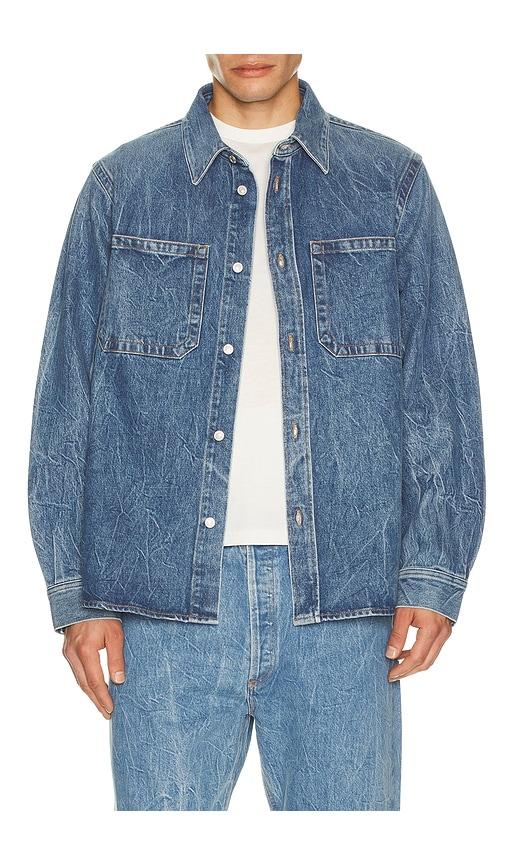 AGOLDE Craven Shirt in Blue by AGOLDE