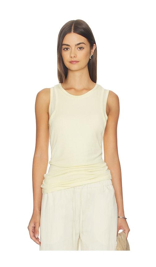 AGOLDE Finch Tank Top in Yellow by AGOLDE
