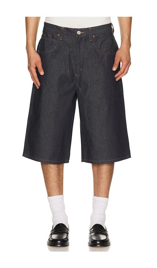 AGOLDE Fusion Skater Short in Undone in Black by AGOLDE