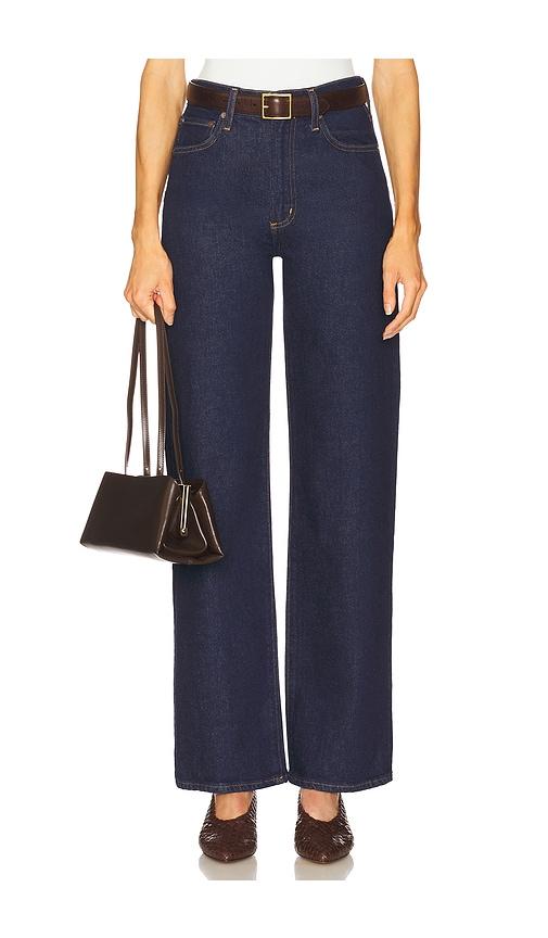 AGOLDE Harper Mid Rise Relaxed Straight Jeans in Blue by AGOLDE
