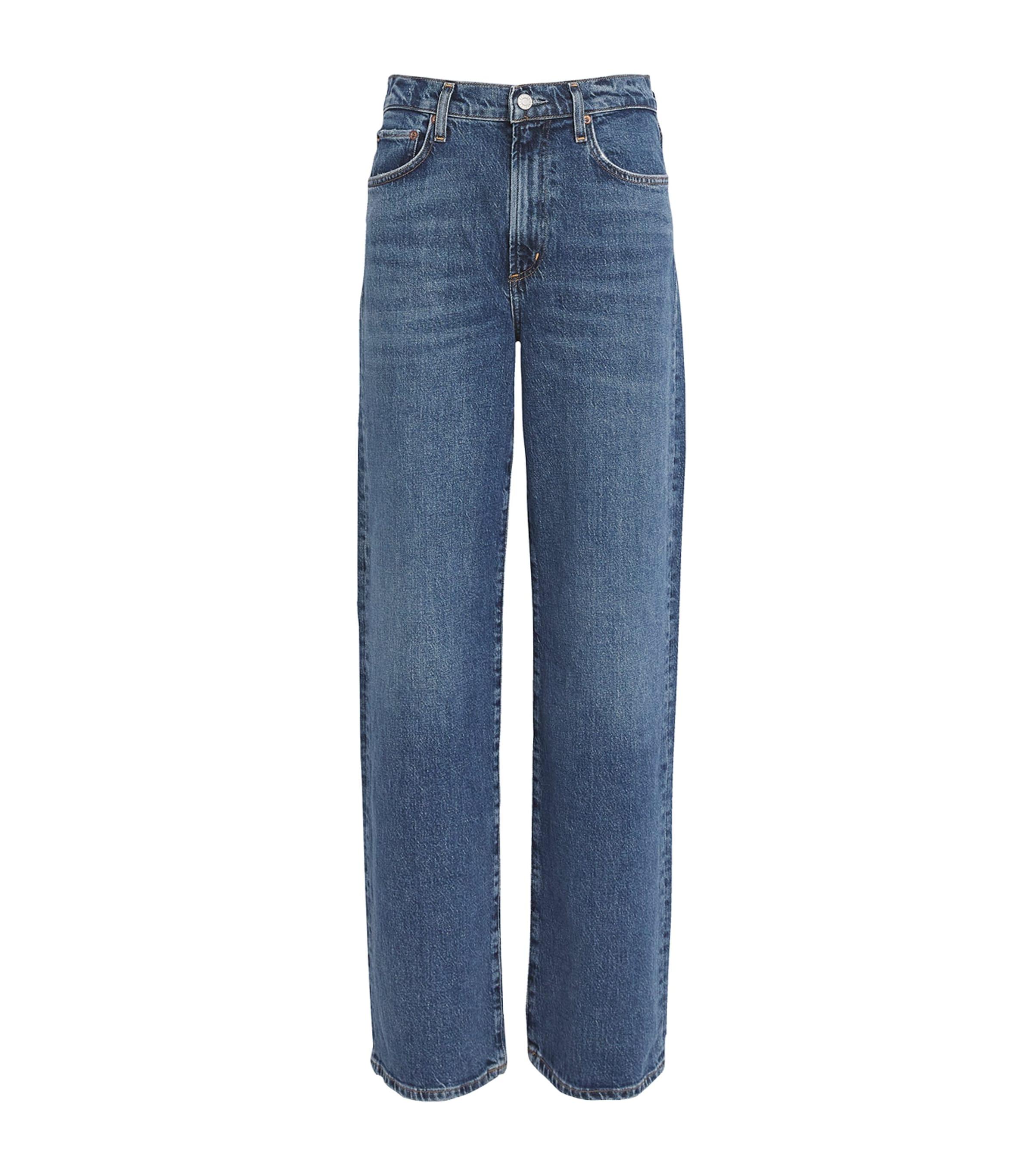 AGOLDE Harper Mid-Rise Straight Jeans by AGOLDE
