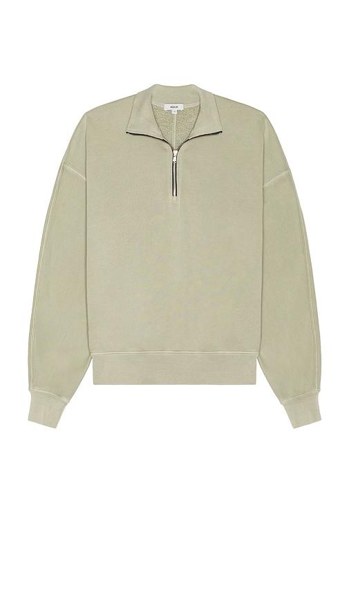 AGOLDE Idris Quarter Zip in Grey by AGOLDE