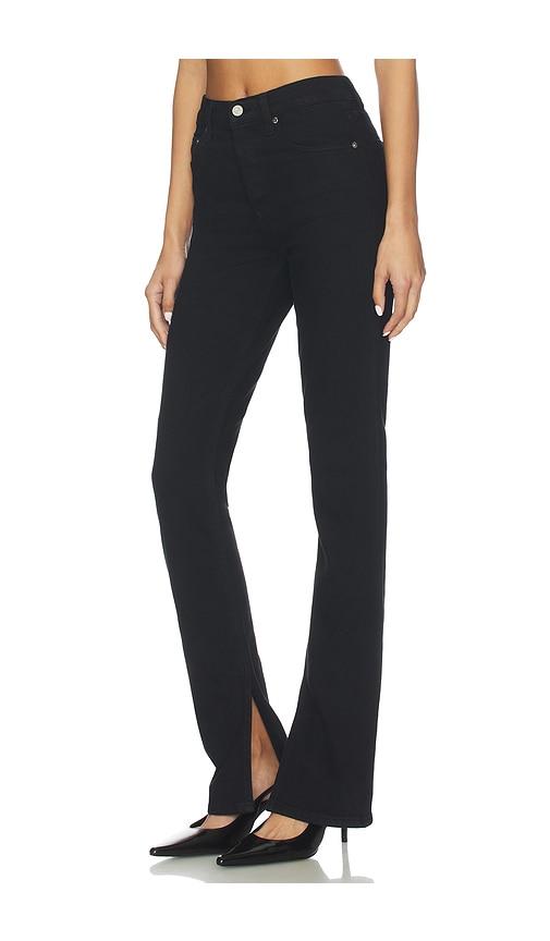 AGOLDE Ingram Split Skinny Jeans in Black by AGOLDE