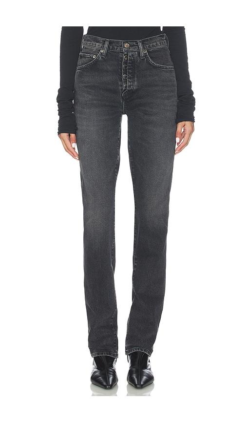 AGOLDE Jetta Stacked Skinny Jeans in Grey by AGOLDE