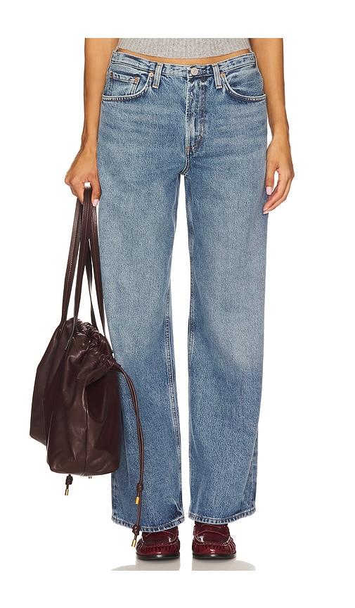 AGOLDE Keira Wide Leg Jeans in Blue by AGOLDE