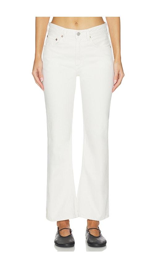 AGOLDE Kick It Boot Ankle Jeans in White by AGOLDE
