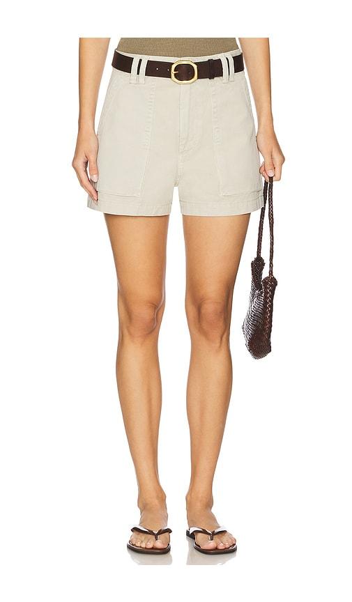 AGOLDE Kiva Short in Beige by AGOLDE