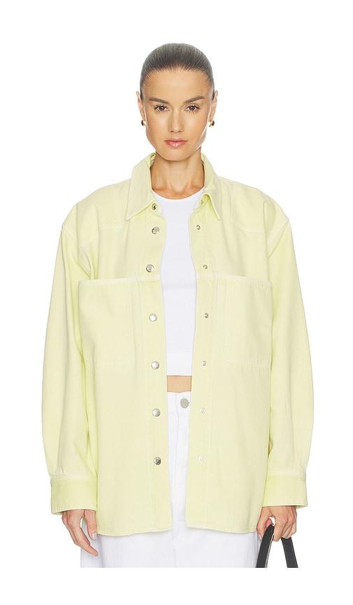 AGOLDE Laria Shirt in Yellow by AGOLDE