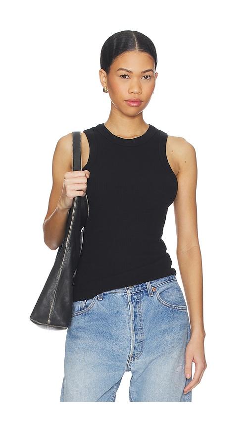 AGOLDE Leigh Tank Top in Black by AGOLDE