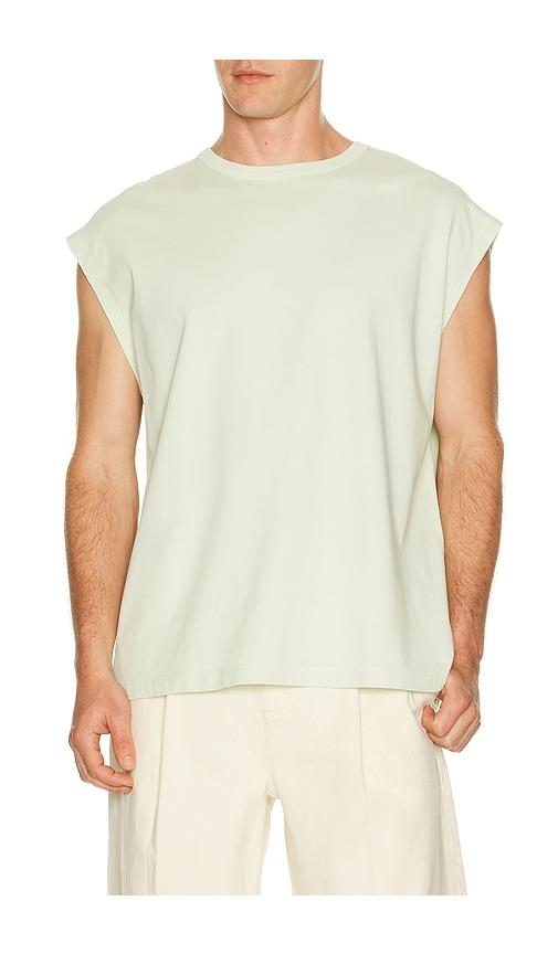 AGOLDE Leonard Sleeveless Tee in Mint by AGOLDE
