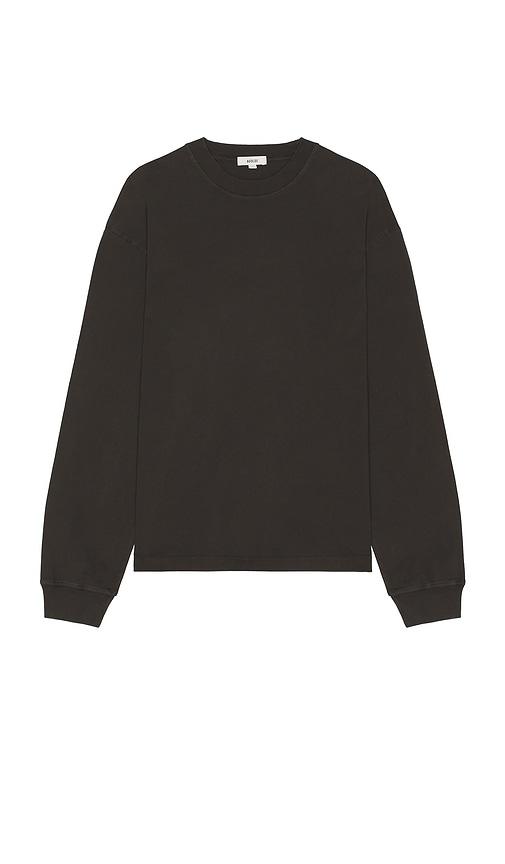 AGOLDE Long Sleeve Asha Tee in Grey by AGOLDE