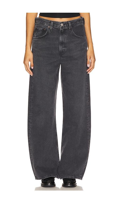 AGOLDE Low Curve Jeans in Black by AGOLDE