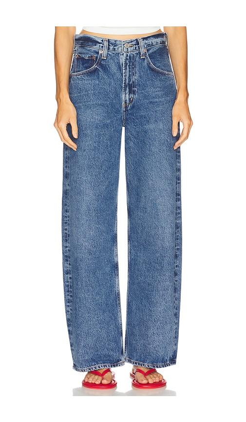 AGOLDE Low Curve Jeans in Denim-Medium by AGOLDE