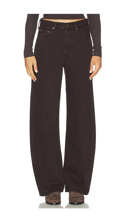 AGOLDE Low Curve Jeans in Wine by AGOLDE