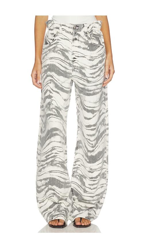 AGOLDE Lyonne Jeans in Light Grey by AGOLDE