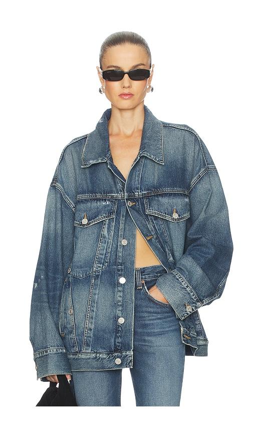 AGOLDE Reworked Wayne Jacket in Blue by AGOLDE