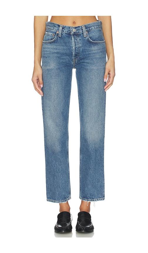AGOLDE Romney Low Rise Jeans in Blue by AGOLDE