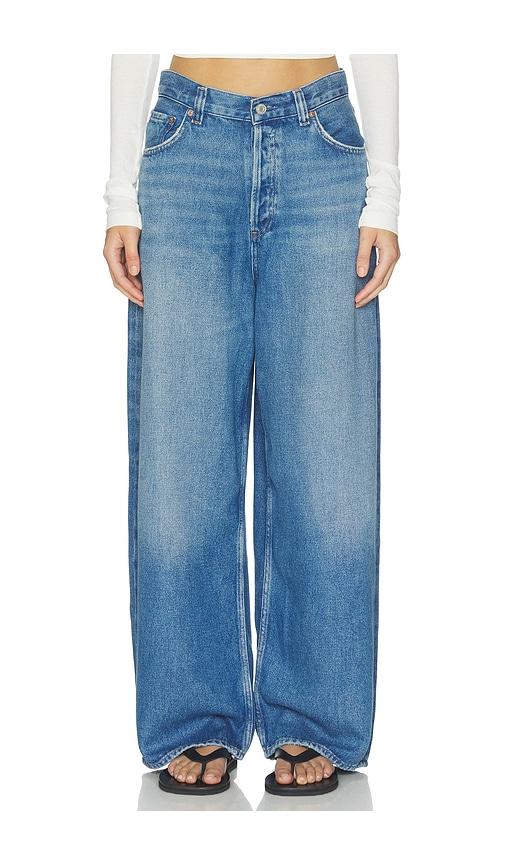 AGOLDE Rounded Baggy Jean in Blue by AGOLDE