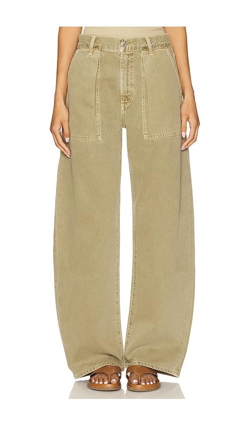 AGOLDE Sefton Pant in Sage by AGOLDE