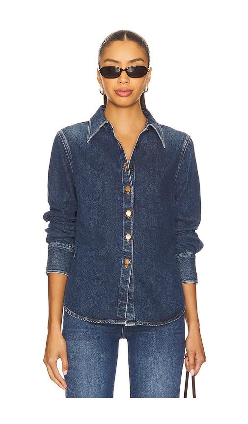 AGOLDE Talia Shirt in Blue by AGOLDE