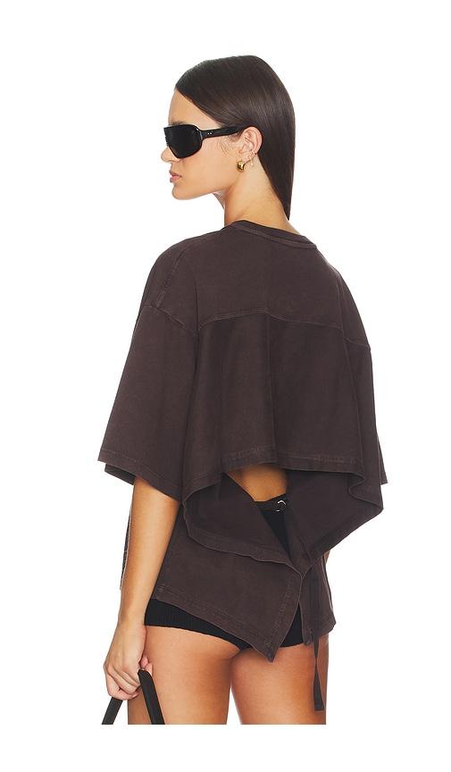 AGOLDE Theo T-shirt in Brown by AGOLDE