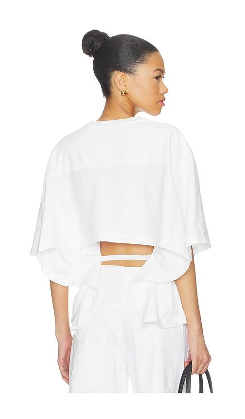 AGOLDE Theo T-shirt in White by AGOLDE