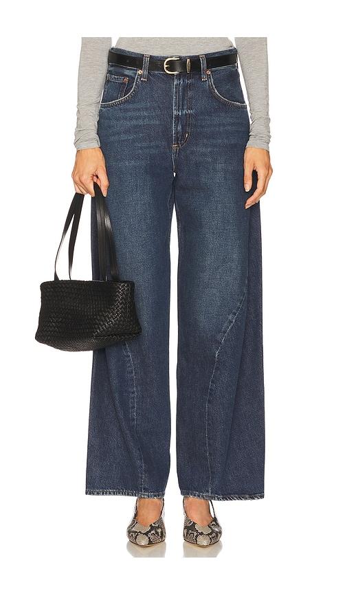 AGOLDE Twist Wide Leg Jeans in Blue by AGOLDE