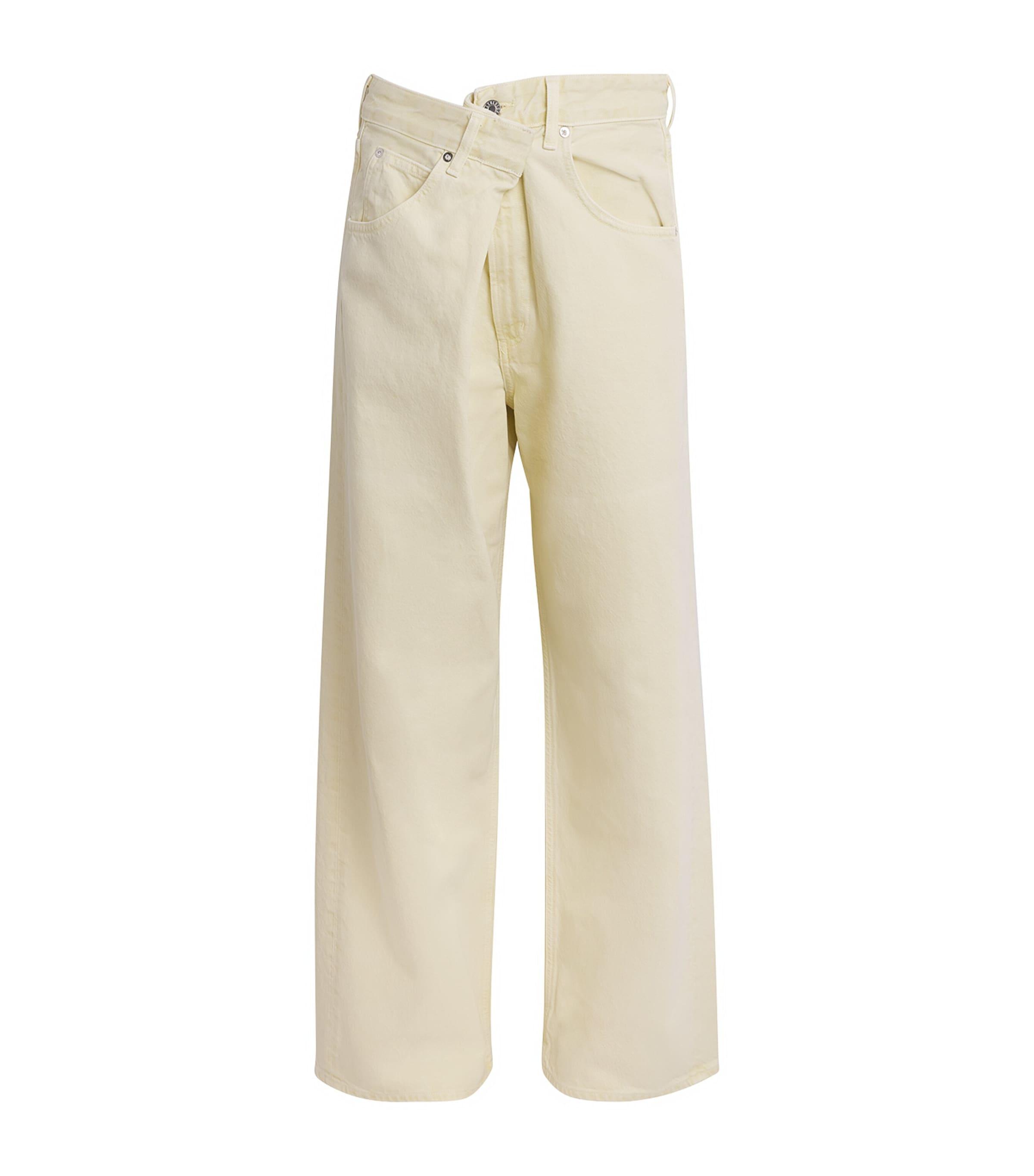 AGOLDE Vana Fold Wide-Leg Jeans by AGOLDE