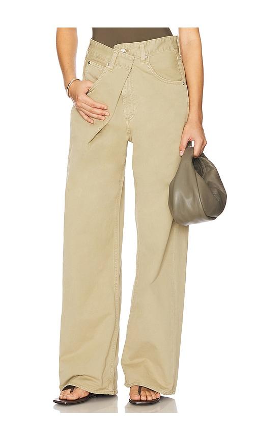 AGOLDE Vana Wide Leg in Tan by AGOLDE