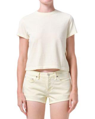 Adine Cotton Shrunken Tee by AGOLDE