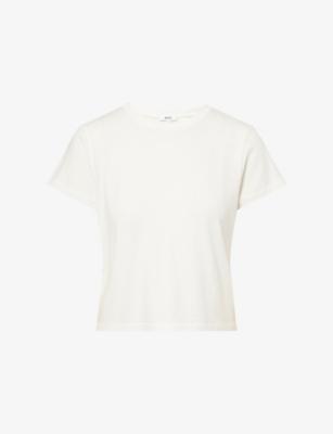 Adine short-Sleeves Cotton-Jersey T-Shirt by AGOLDE