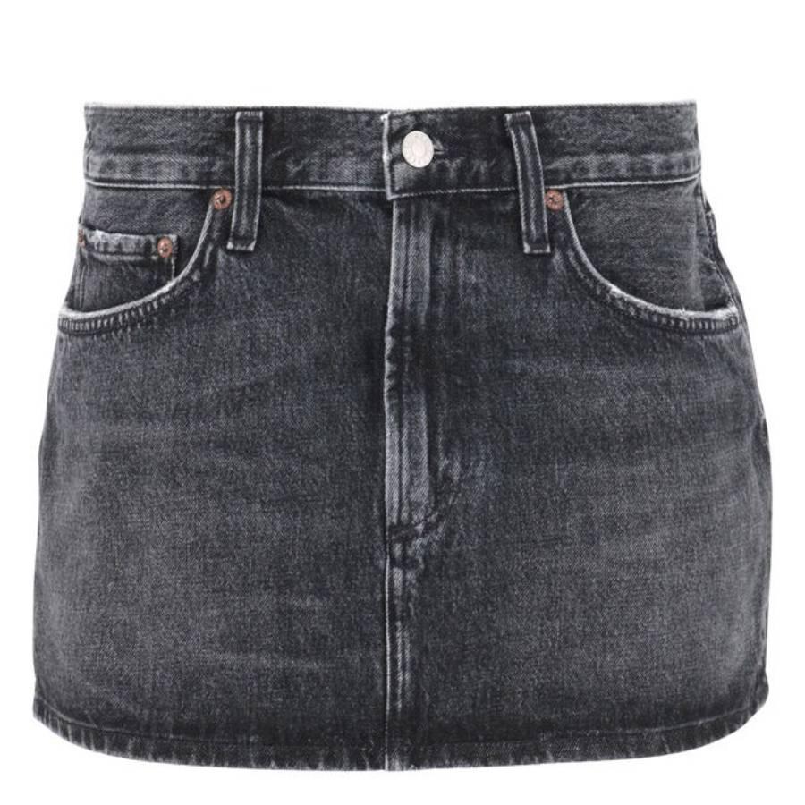 Agolde Alek Denim Mini Skirt by AGOLDE