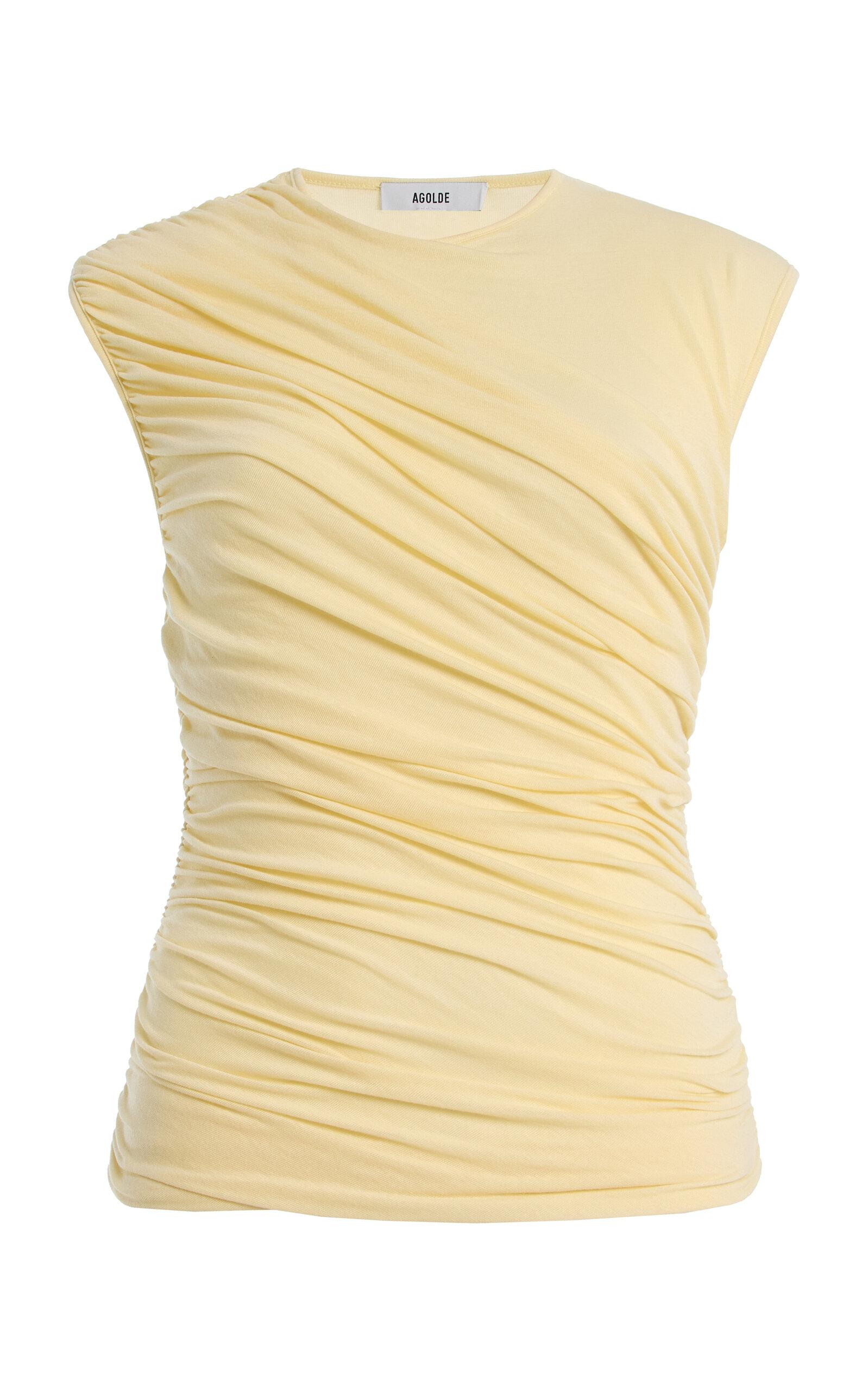 Agolde Ester Twist Jersey Tank Top - Moda Operandi by AGOLDE