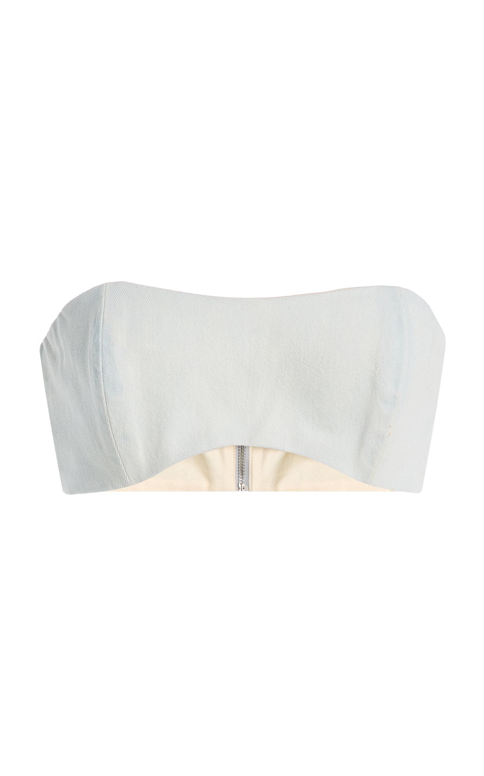 Agolde Gwynne Denim Tube Top - Moda Operandi by AGOLDE