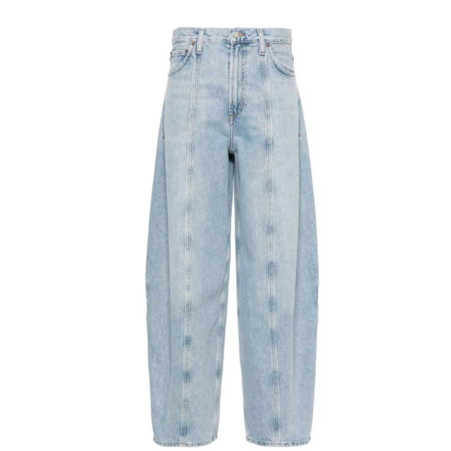 Agolde Ladies Exposure (Med Wsh Ind) Kristen Wide Leg Jeans by AGOLDE
